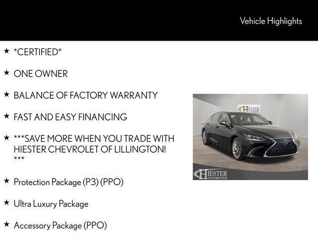 2022 Lexus ES 300h Ultra Luxury