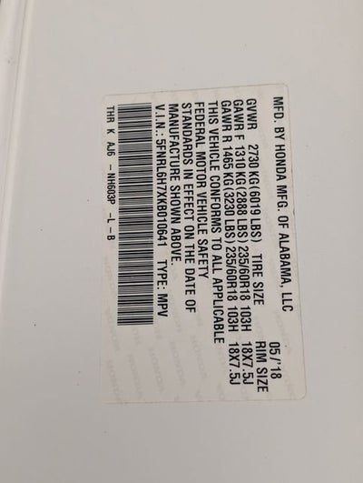 2019 Honda Odyssey EX-L