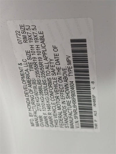 2023 Honda Odyssey Elite