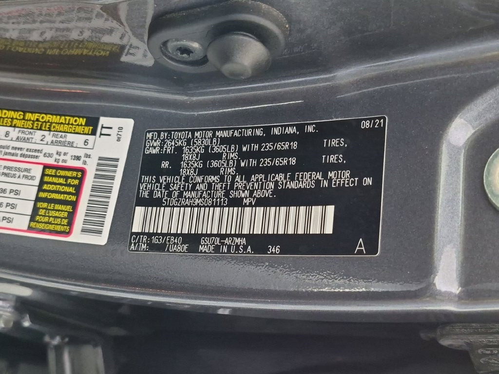 2021 Toyota Highlander XLE