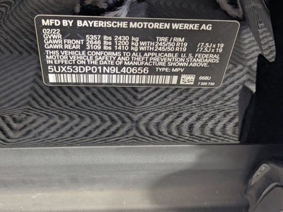 2022 BMW X3 xDrive30i
