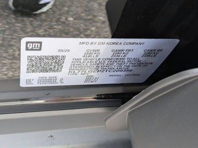 2026 Chevrolet Trax 1RS
