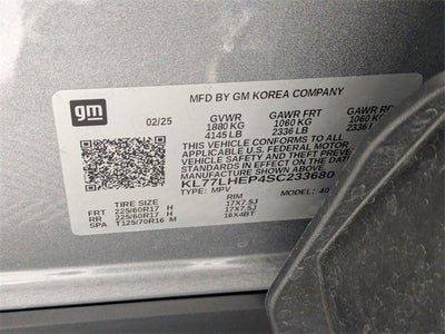 2025 Chevrolet Trax LT