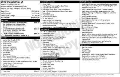 2026 Chevrolet Trax LT