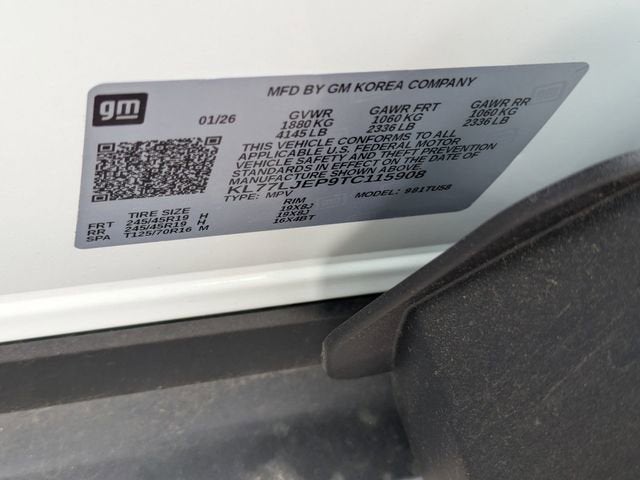 2026 Chevrolet Trax 2RS