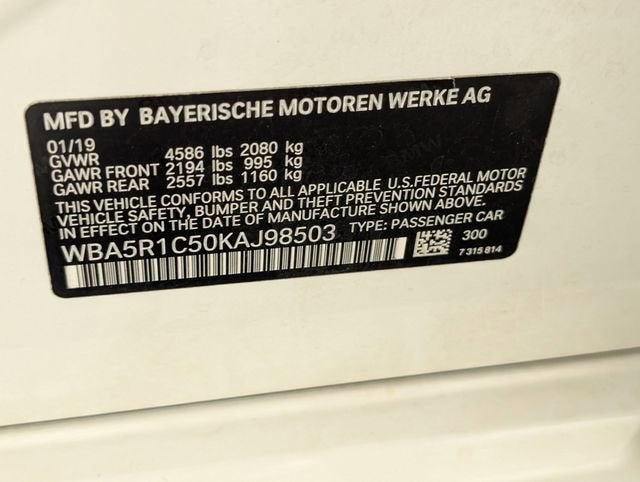 2019 BMW 3 Series 330i